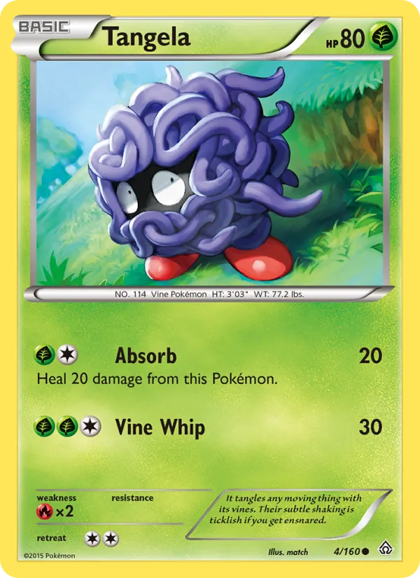 Tangela, Primal Clash 004/160