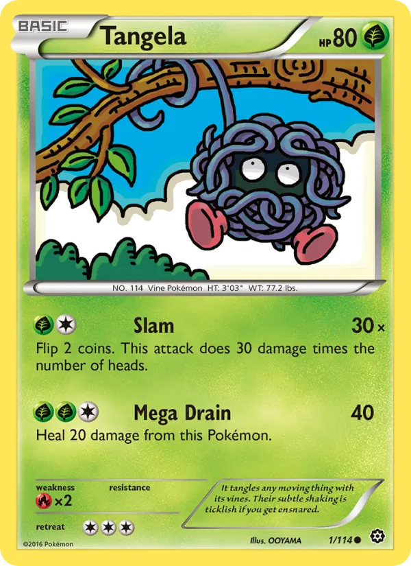 Tangela, Steam Siege 001/114