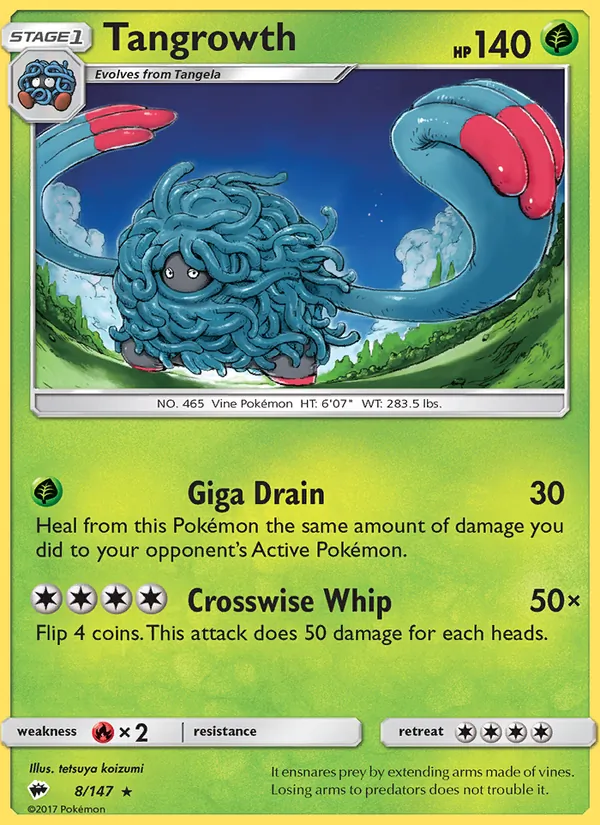 Tangrowth, Burning Shadows 008/147