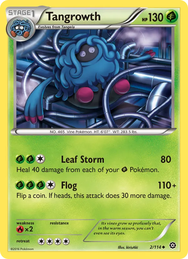 Tangrowth, Steam Siege 002/114
