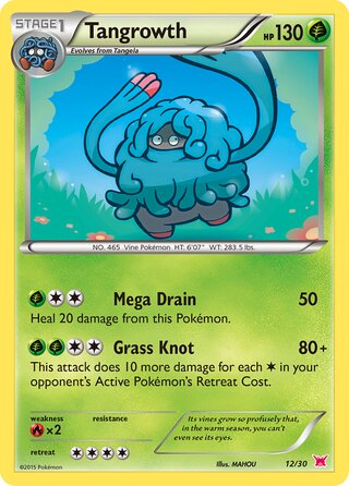 Tangrowth, XY trainer Kit (Latias) 012/030