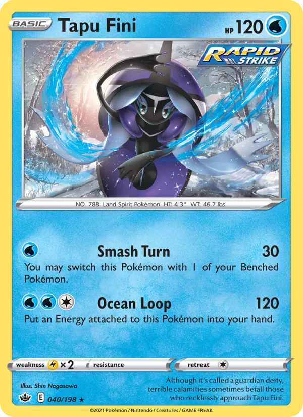 Tapu Fini, Chilling Reign 040/198
