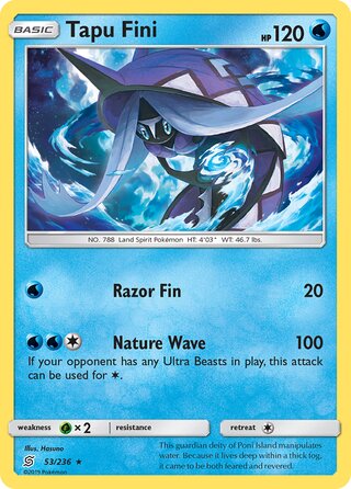 Tapu Fini, WC Deck 2019 (Pikarom Judge) 053/236