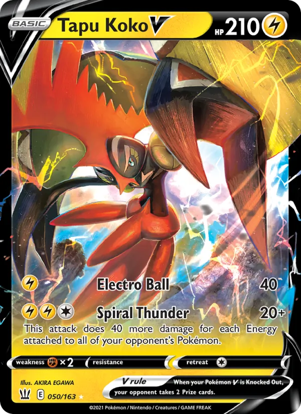 Tapu Koko V, Battle Styles 050/163