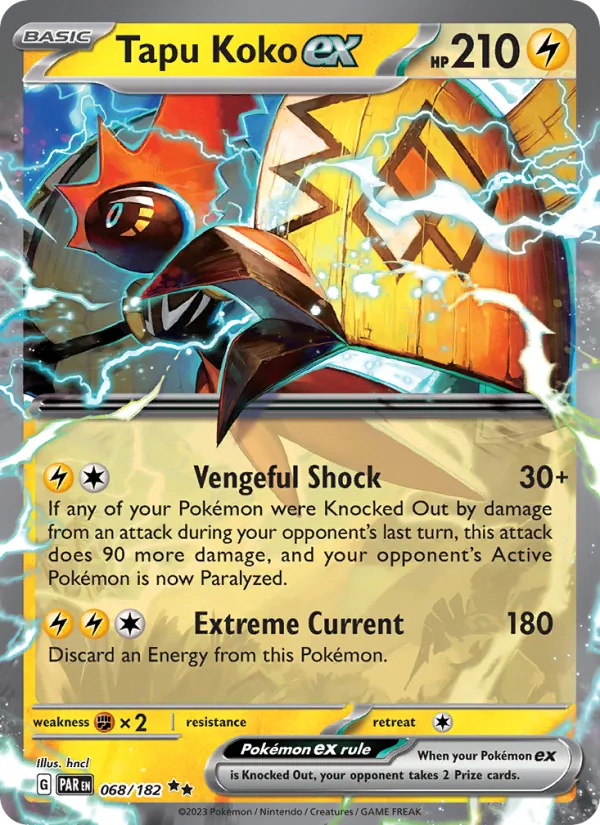 Tapu Koko EX, Paradox Rift 068/182