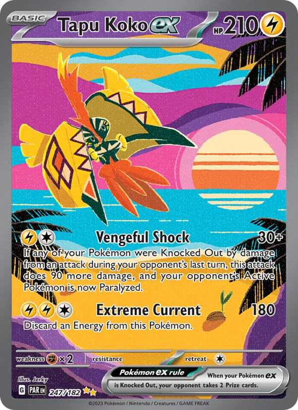 Tapu Koko EX, Paradox Rift 247/182