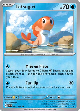 Tatsugiri, Play! Pokémon Prize Pack Series Three 062/198