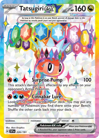 Tatsugiri EX, Surging Sparks 226/191
