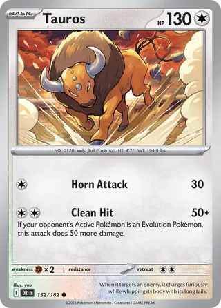 Tauros, Destined Rivals 152/182