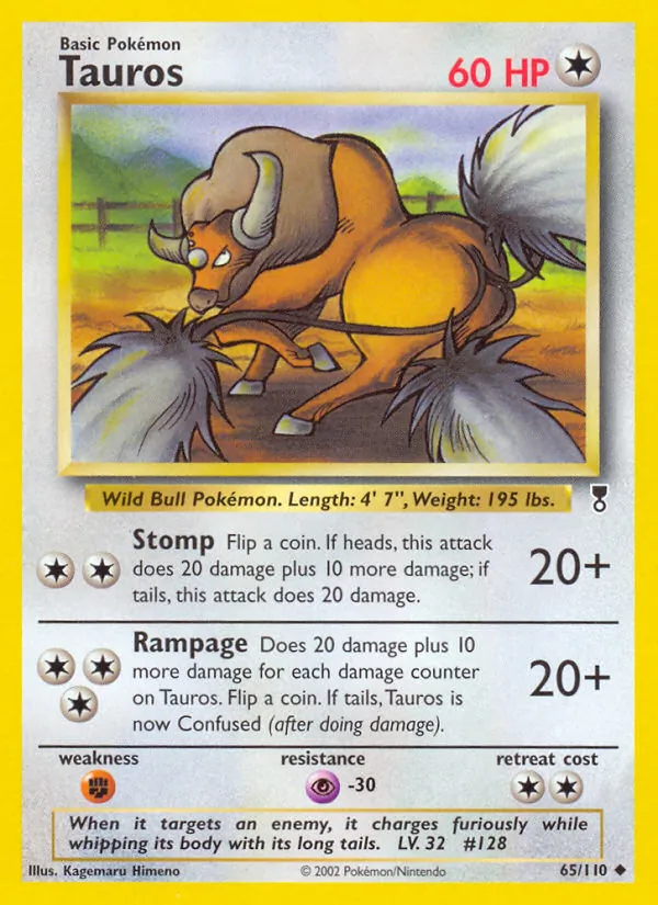 Tauros, Legendary Collection 065/110