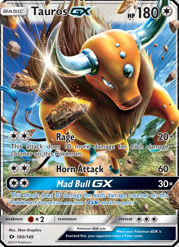 Tauros GX, Sun & Moon 100/149
