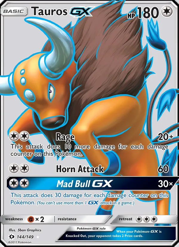 Tauros GX, Sun & Moon 144/149