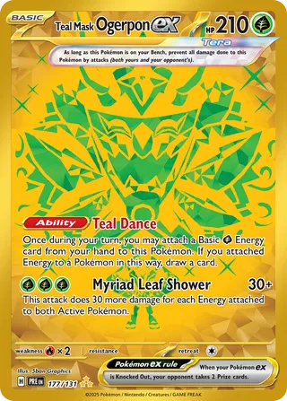 Teal Mask Ogerpon EX, Prismatic Evolutions 177/131