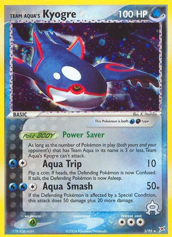 Team Aqua's Kyogre, Team Magma vs Team Aqua 003/095