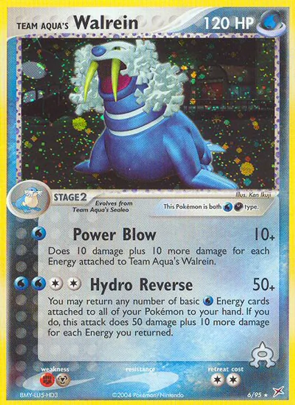 Team Aqua's Walrein, Team Magma vs Team Aqua 006/095