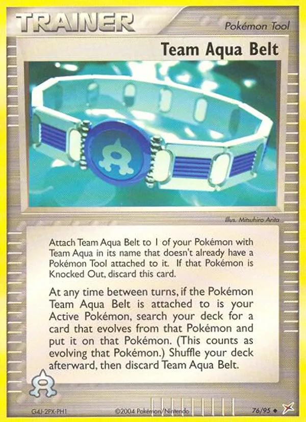 Team Aqua Belt, Team Magma vs Team Aqua 076/095