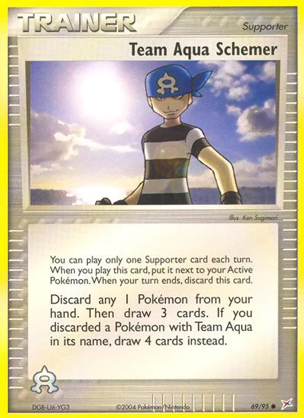 Team Aqua Schemer, Team Magma vs Team Aqua 069/095