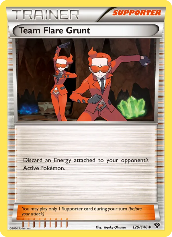 Team Flare Grunt, XY 129/146