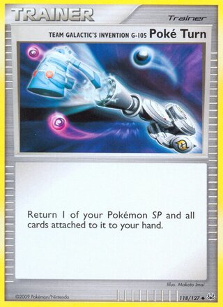 Team Galactic's Invention G-105 Poké Turn, WC Deck 2010 (LuxChomp of the Spirit) 118/127