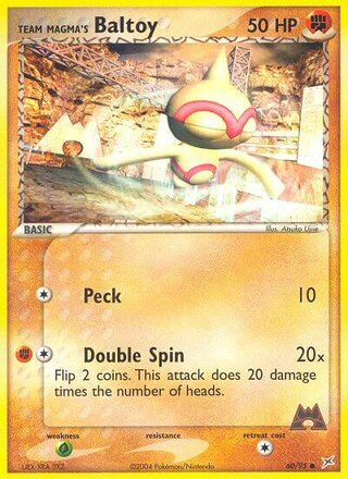 Team Magma's Baltoy, WC Deck 2004 (Magma Spirit) 060/095