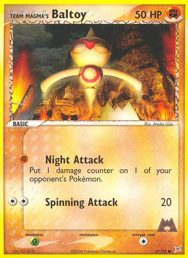 Team Magma's Baltoy, Team Magma vs Team Aqua 061/095
