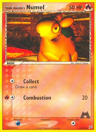 Team Magma's Numel, WC Deck 2004 (Magma Spirit) 064/095
