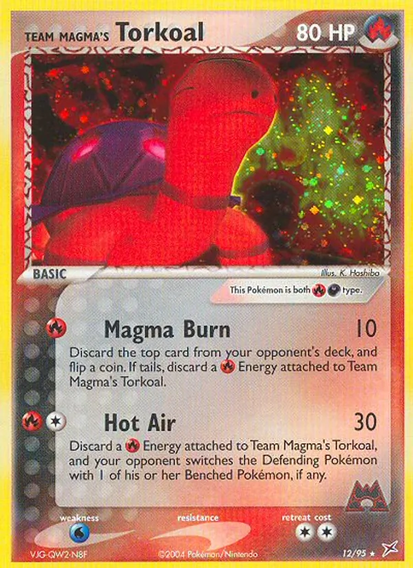 Team Magma's Torkoal, Team Magma vs Team Aqua 012/095