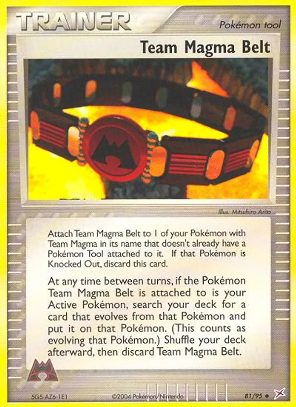 Team Magma Belt, Team Magma vs Team Aqua 081/095
