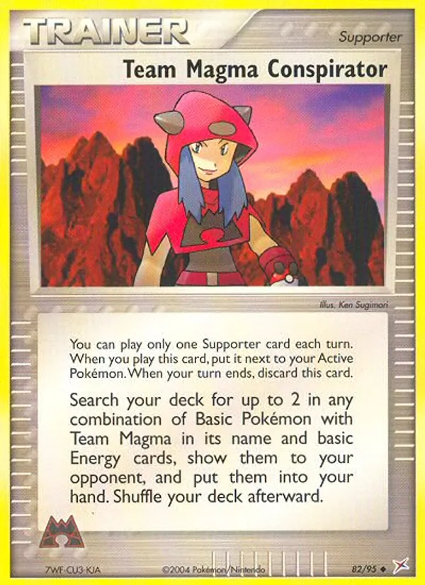 Team Magma Conspirator, Team Magma vs Team Aqua 082/095