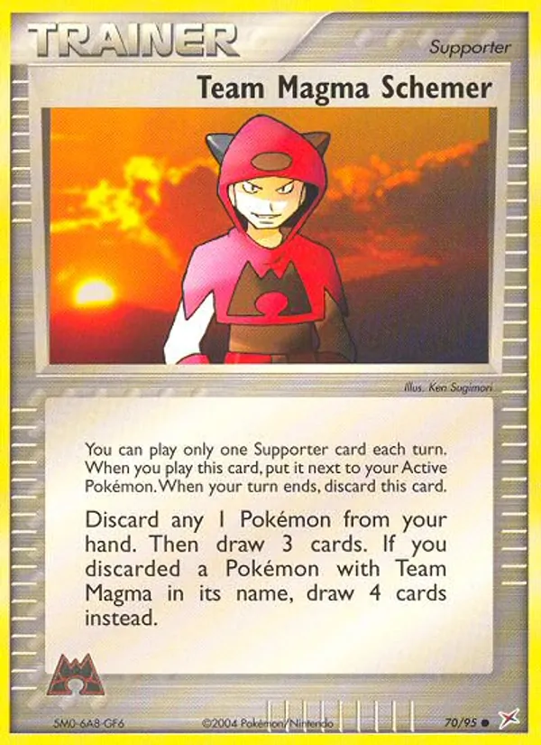Team Magma Schemer, Team Magma vs Team Aqua 070/095