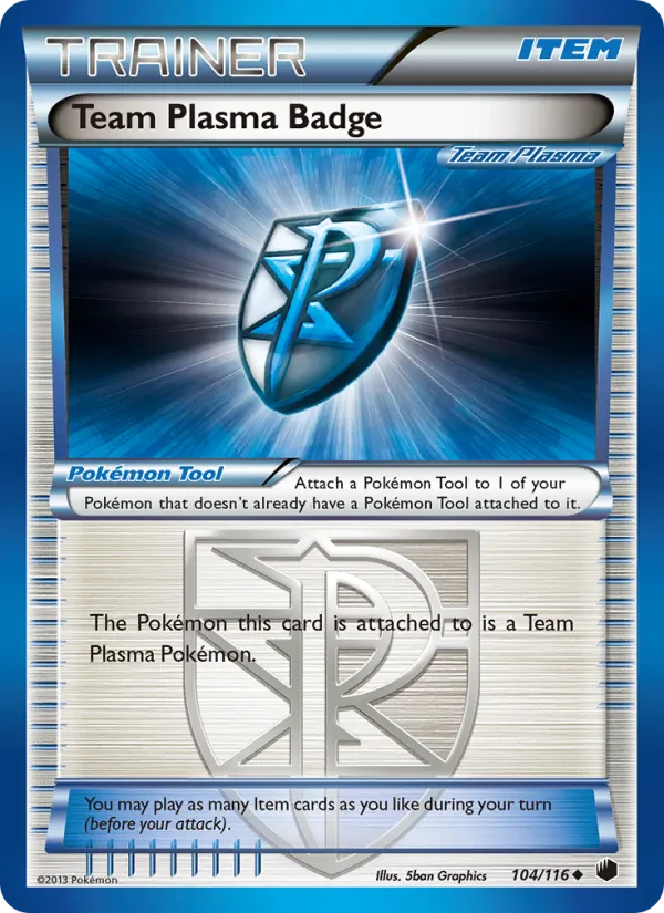 Team Plasma Badge, Plasma Freeze 104/116
