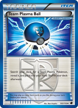 Team Plasma Ball, WC Deck 2013 (Ultimate Team Plasma) 105/116