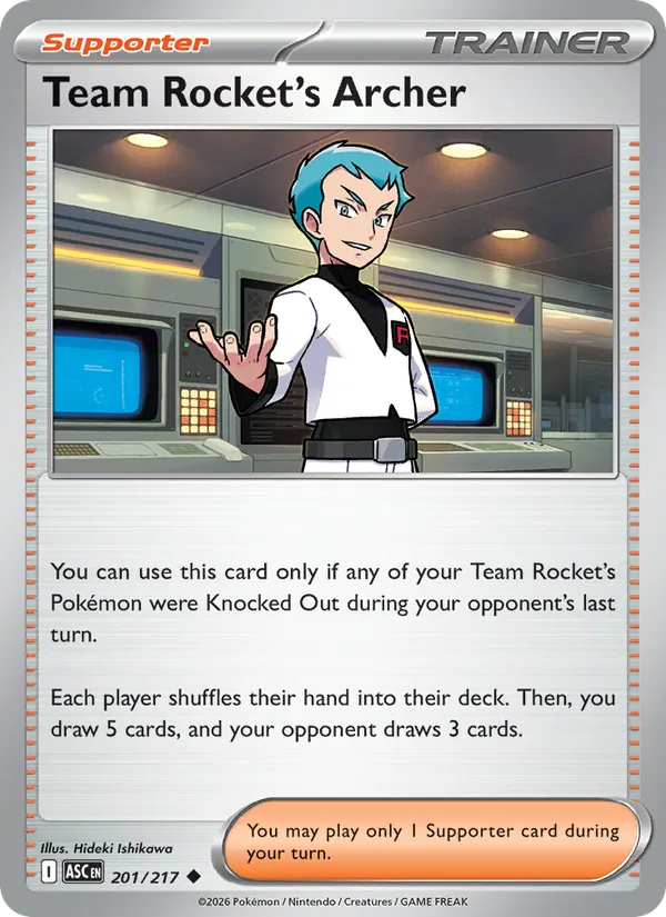 Team Rocket's Archer, Ascended Heroes 201/217