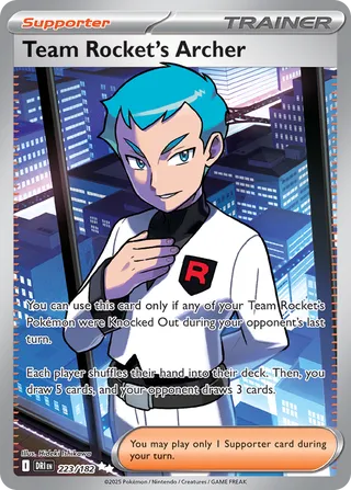 Team Rocket's Archer, Destined Rivals 223/182