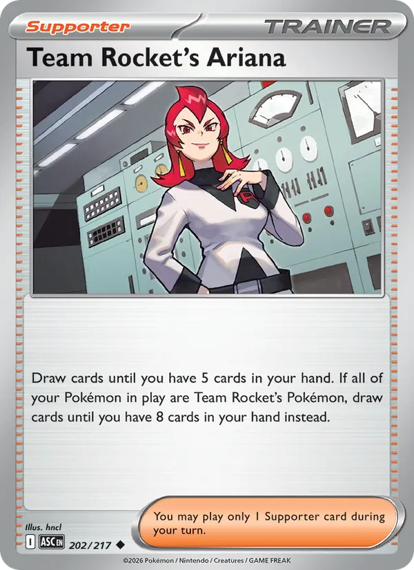 Team Rocket's Ariana, Ascended Heroes 202/217