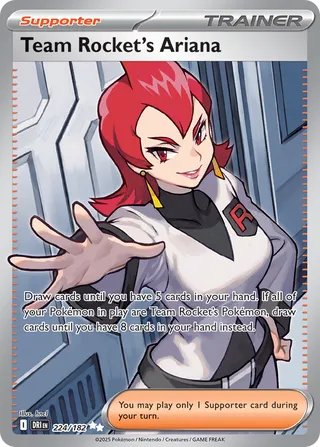 Team Rocket's Ariana, Destined Rivals 224/182