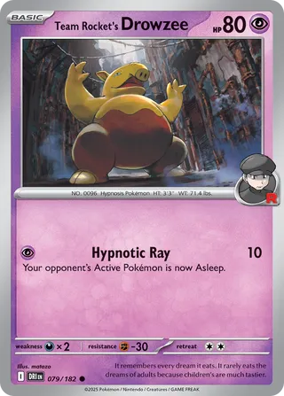 Team Rocket's Drowzee, Destined Rivals 079/182