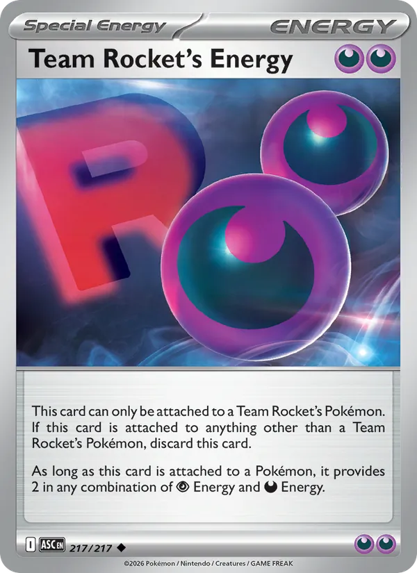 Team Rocket's Energy, Ascended Heroes 217/217