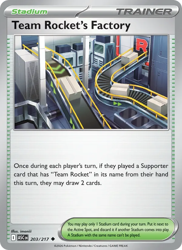Team Rocket's Factory, Ascended Heroes 203/217