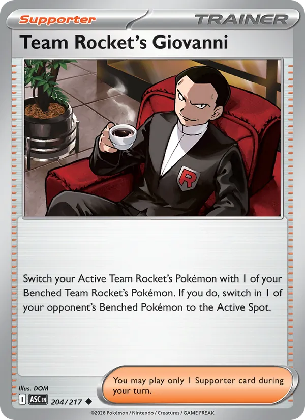Team Rocket's Giovanni, Ascended Heroes 204/217