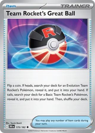 Team Rocket's Great Ball, Destined Rivals 175/182