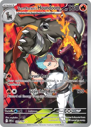 Team Rocket's Houndoom, Destined Rivals 191/182