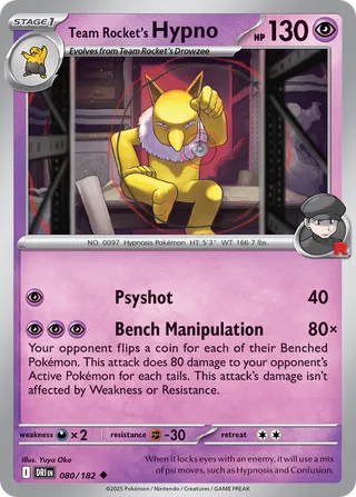 Team Rocket's Hypno, Destined Rivals 080/182