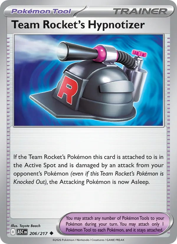 Team Rocket's Hypnotizer, Ascended Heroes 206/217