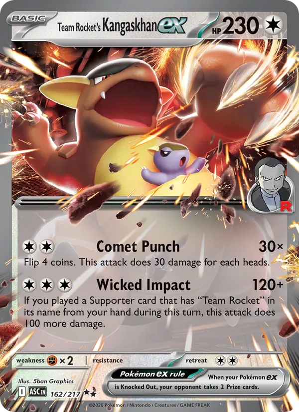 Team Rocket's Kangaskhan EX, Ascended Heroes 162/217