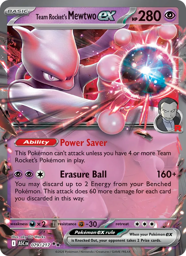 Team Rocket's Mewtwo EX, Ascended Heroes 079/217