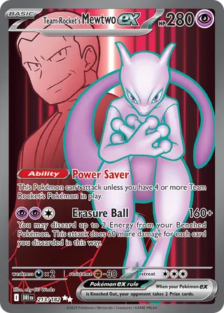 Team Rocket's Mewtwo EX, Destined Rivals 213/182