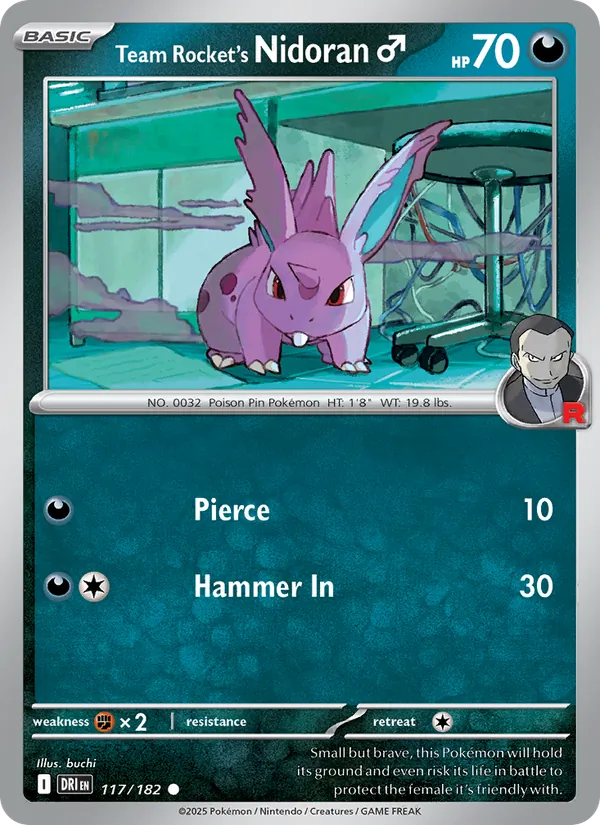 Team Rocket's Nidoran♂, Destined Rivals 117/182