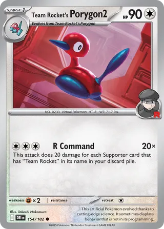 Team Rocket's Porygon2, Destined Rivals 154/182