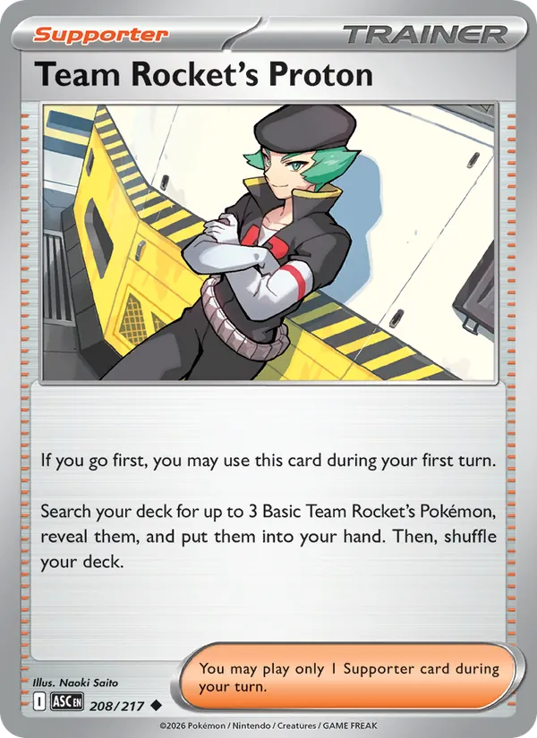 Team Rocket's Proton, Ascended Heroes 208/217